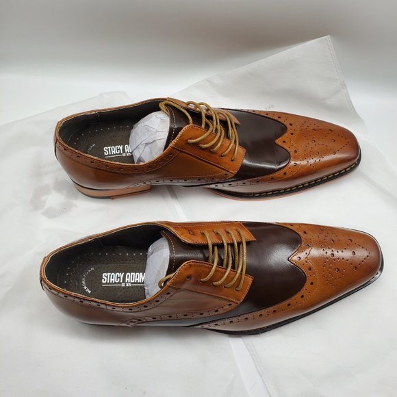 STACY ADAMS Men's Tinsley Wingtip Lace-Up Oxford | 11.5 | NWOB - Picture 7 of 16